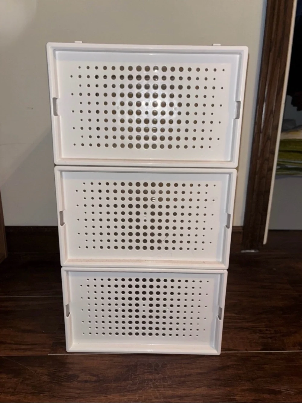 6 Piece Shoe Box Storage Containers